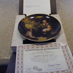 Bradford Exchange Plate - Grampa's Treasure Chest